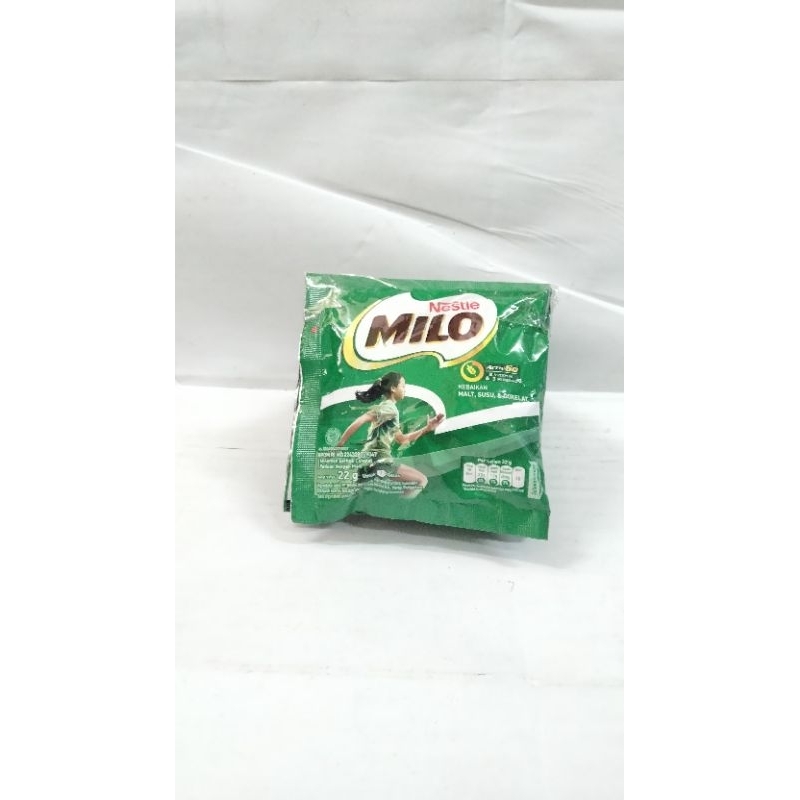 

Milo biasa renteng isi 10 sachet