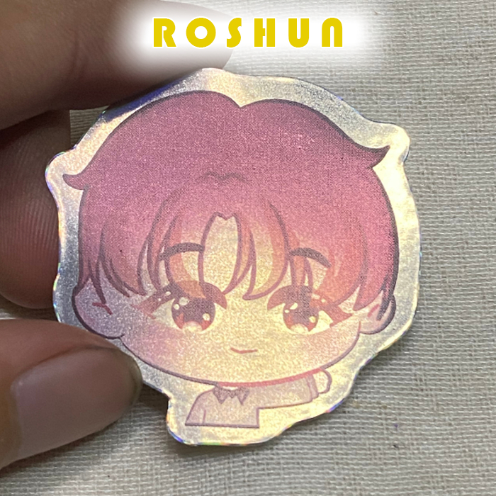 

Roshun Stiker Hologram Sticker Original Character Woozi