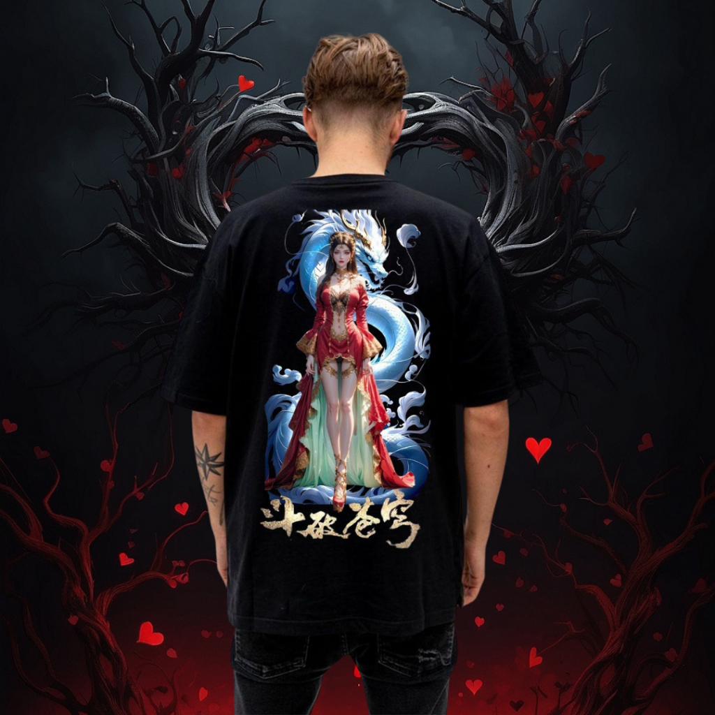 XIAOXIAO - Kaos Ratu Medusa BTTH / Cailin / Ratu Medusa / Cotton Combed 24s / Baju Donghua / Kaos Do