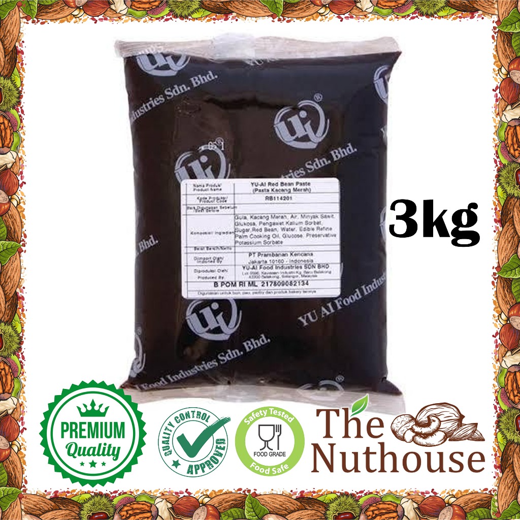 

3Kg Yu Ai Red Bean Paste Filling / Kacang Merah Pasta