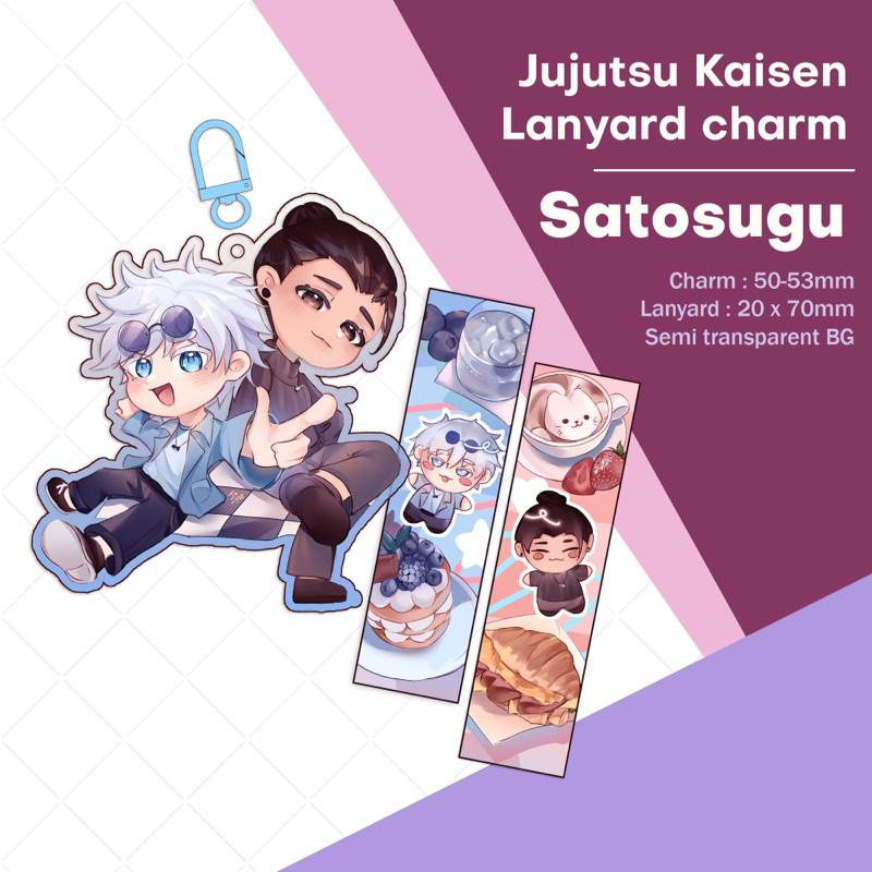 

Jujutsu Kaisen Lanyard Charm - Satosugu