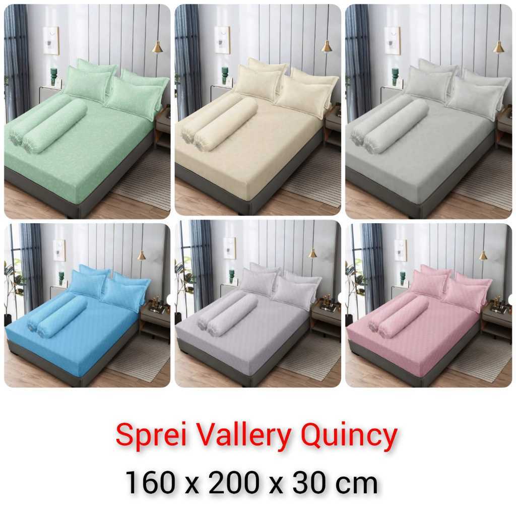 SPREI VALLERY QUINCY PURPLE 180X200/160X200 tinggi 30cm - 160x200 Cm