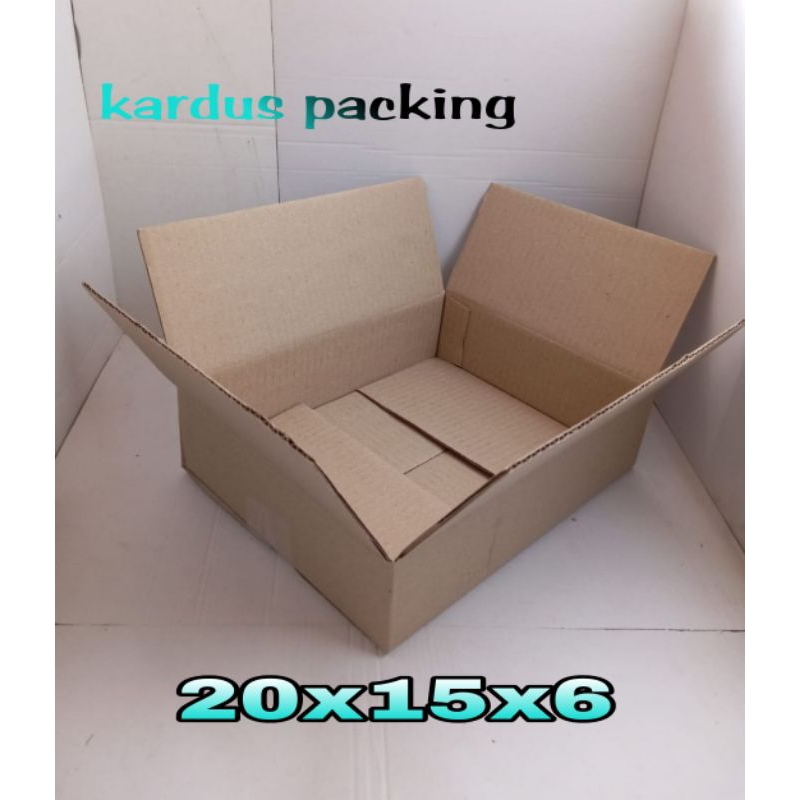 

kardus 20x15x6 kardus packing kardus polos kardus besar