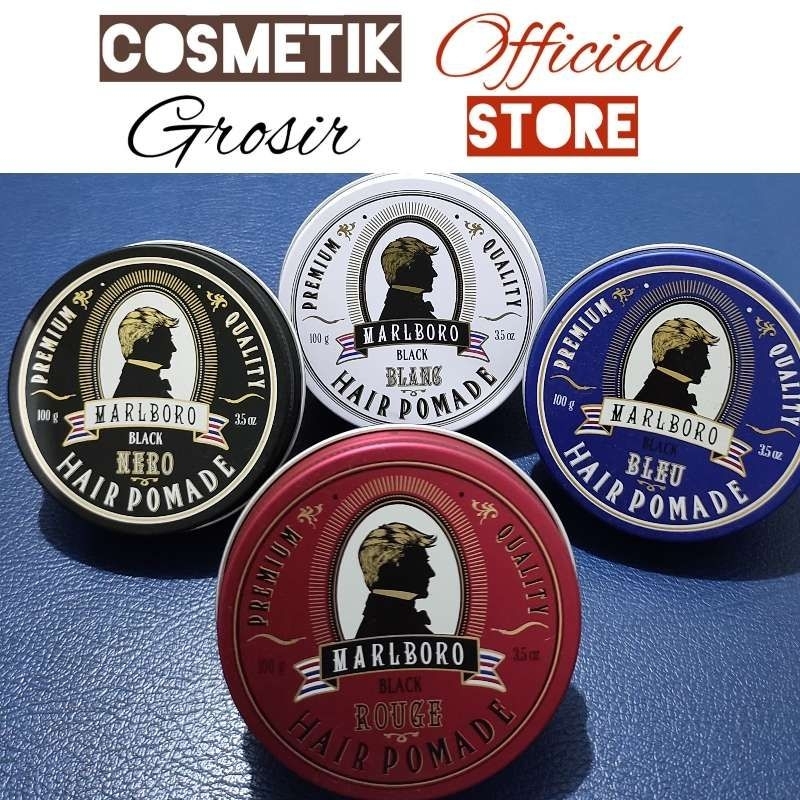 Marlboro Pomade 100gr Oilbase High Quality - Minyak Rambut Pria