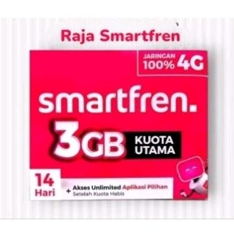 Smartfren 3GB + 5GB (Bonus Kuota) 12Digit