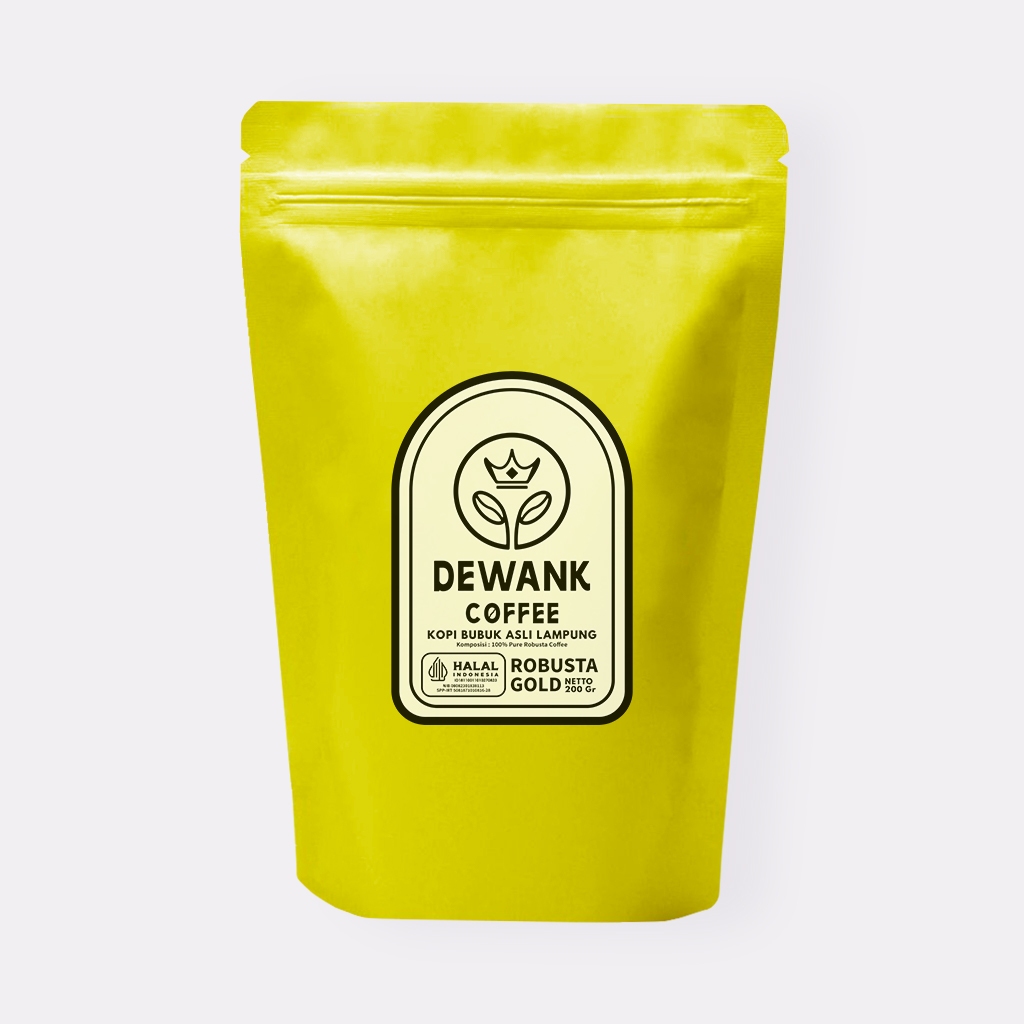 

Kopi Bubuk Robusta Gold 200gr