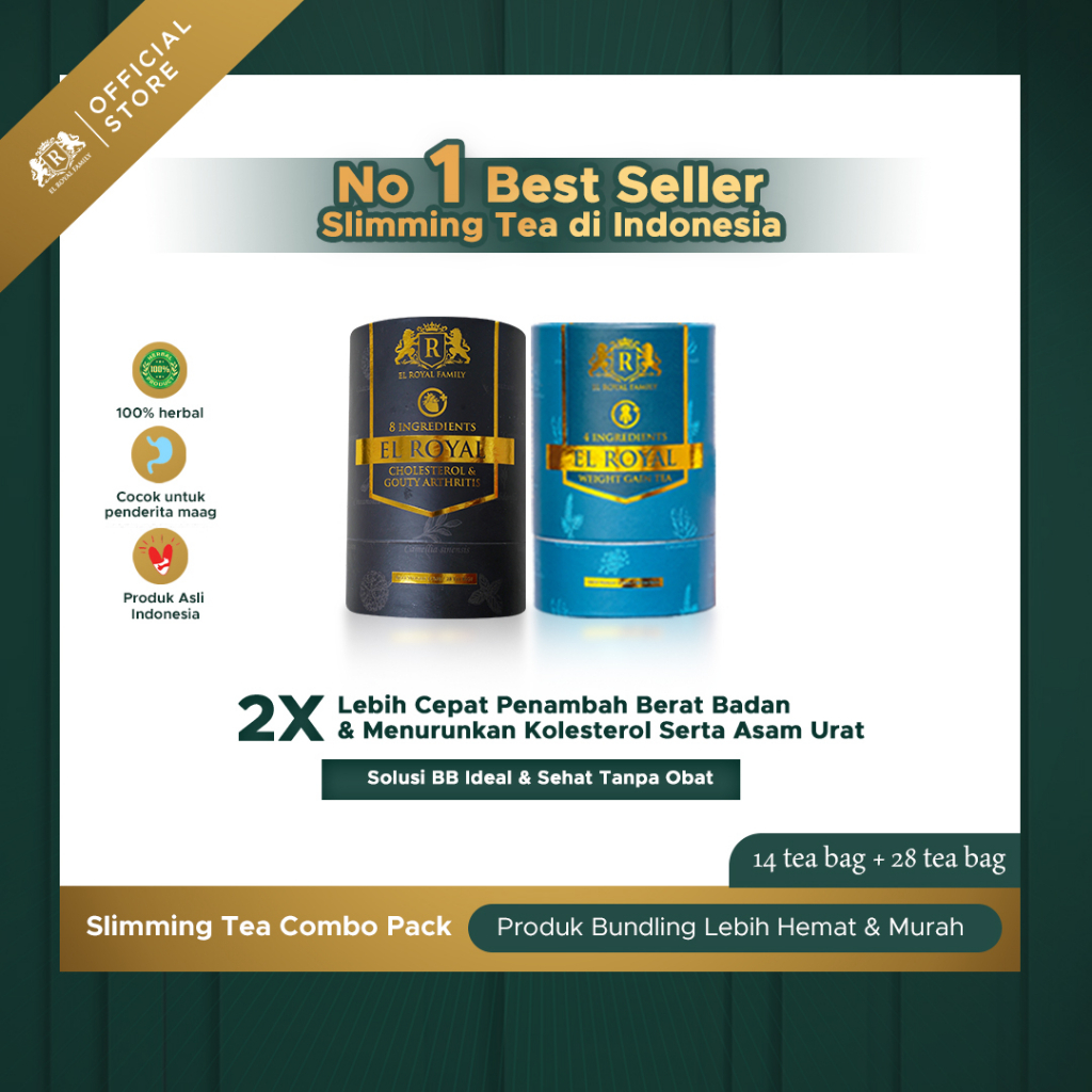 Bundling - El Royal Cholesterol Tea & El Royal Weight Gain Tea