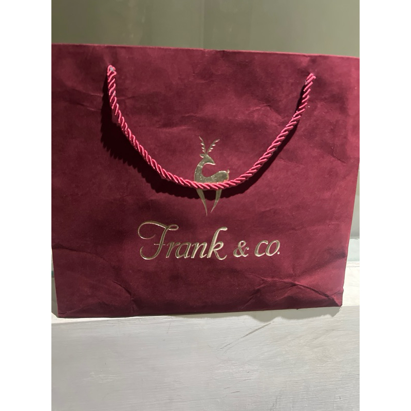 

Frank & co velvet bag original