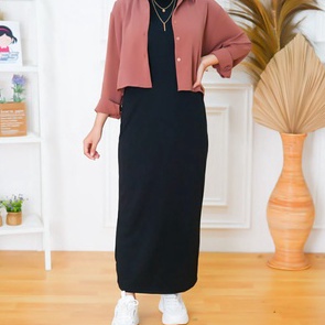 Buruan Beli FF INNER SPAN INSPAN LONG DRESS