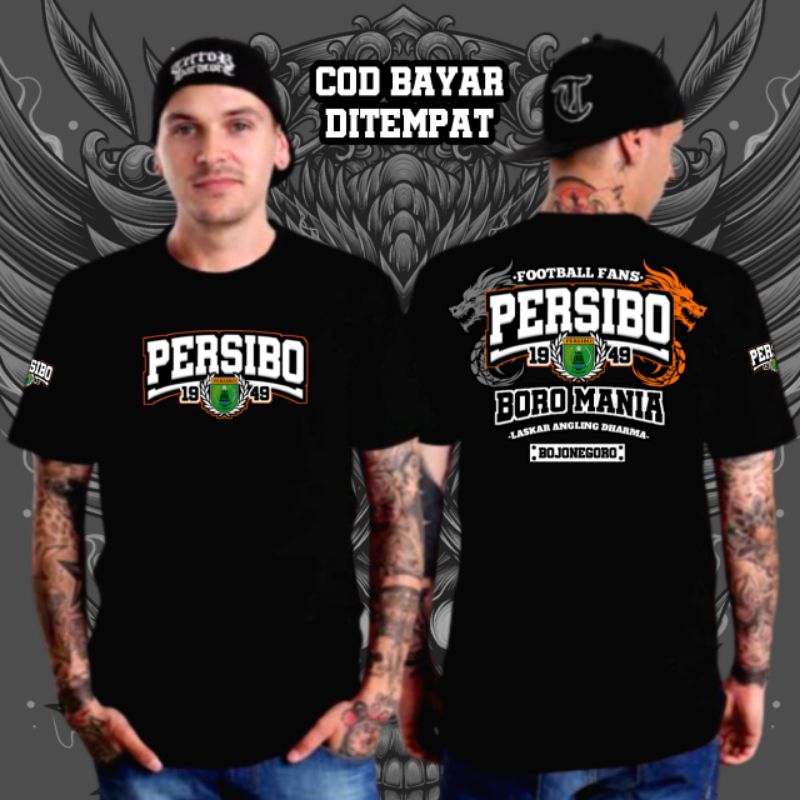 Kaos Boromania Kaos Persibo bojonegoro