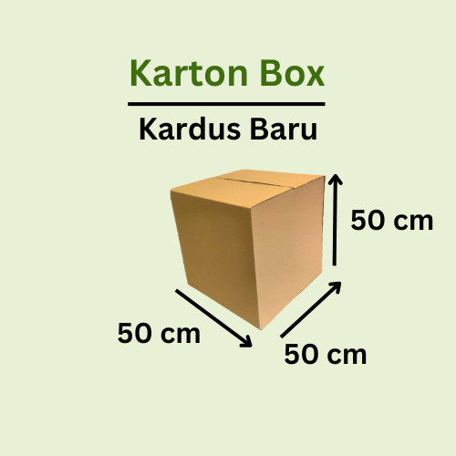 

Kardus Karton Box Besar 50x50x50 CM Kotak Dus Pindahan Tebal Polos