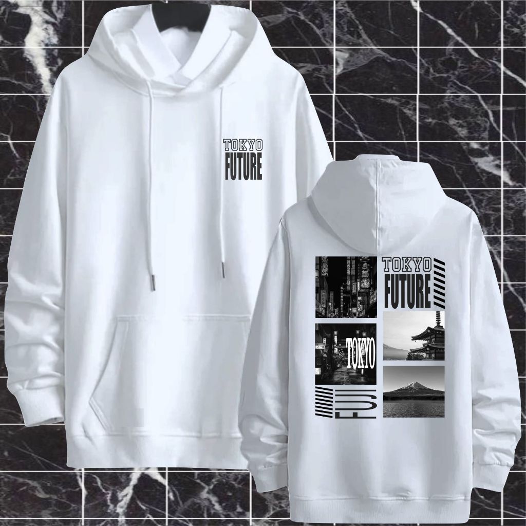 Atasan Jaket Hodie Anime Oversize Hoodie Pria Wanita Sewiter Hodi Animasi Kartun Jepang Suwiter Hody