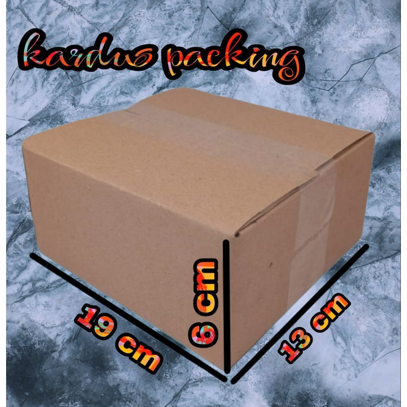 

kardus polos UK 19x13x6 kardus packing kardus besar