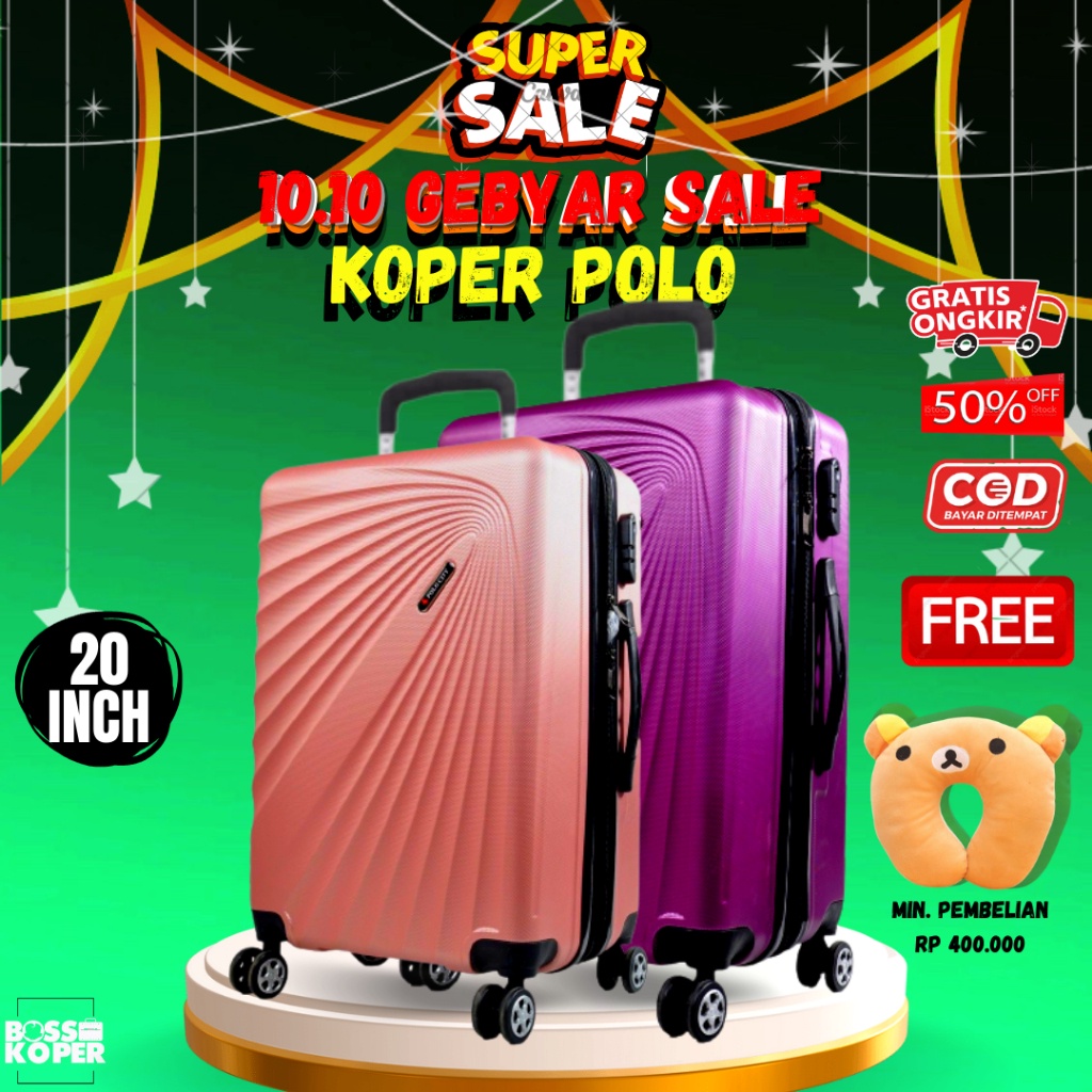 Star Koper 2 inch Polo Ukuran kabin cabinfiberpolotravelmurah2 inchtas kopertas travel2 inchkoper mu