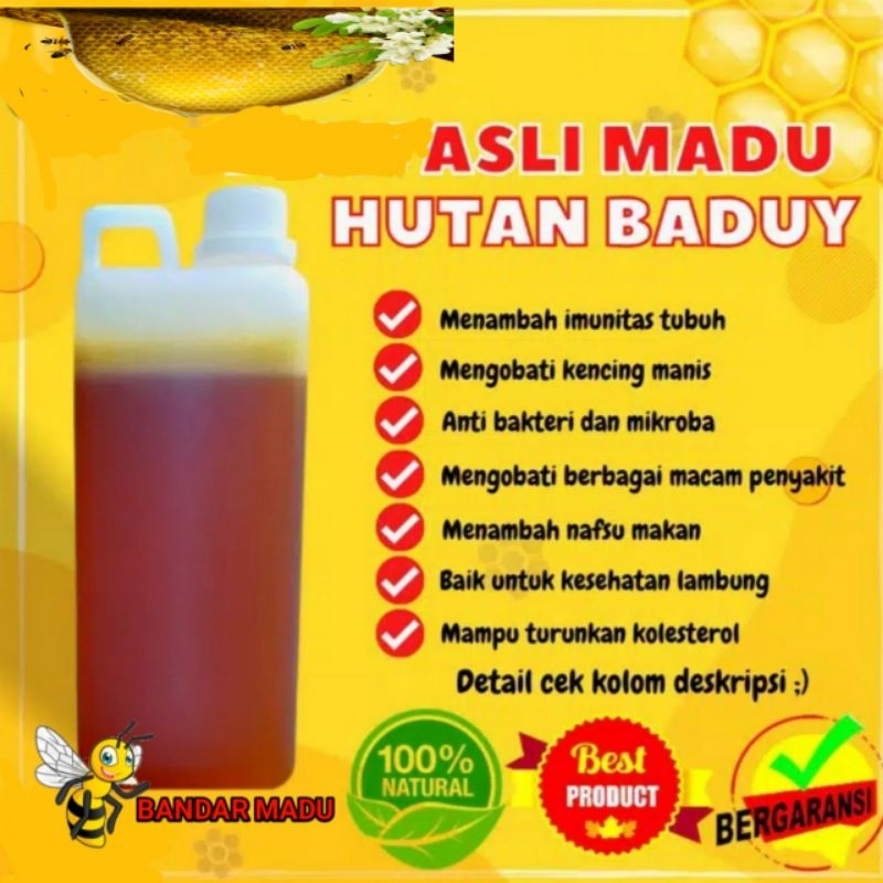 

MADU BADUY 1KG MADU RAW HONEY 100% MURNI