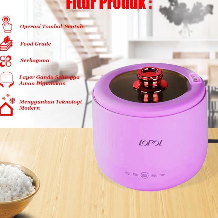K RICE COOKER MINI SERBAGUNAANTI LENGKET LOPOL 16liter el Terkini