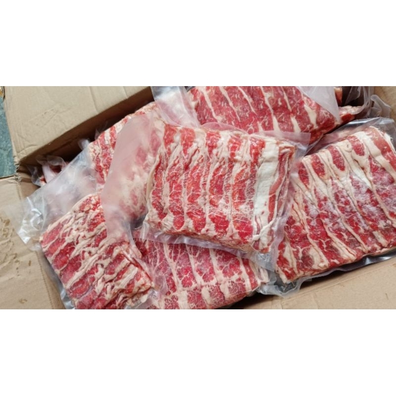 

USA shortplate beef slice 500gr PREMIUM