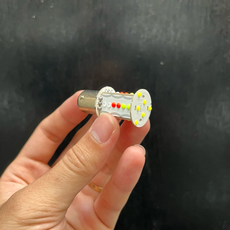 Lampu Rem LED 30Mata COB Senja Running Rem Kedip DC 12Volt Lampu Rem Belakang Motor Mobil Bayonet Ka