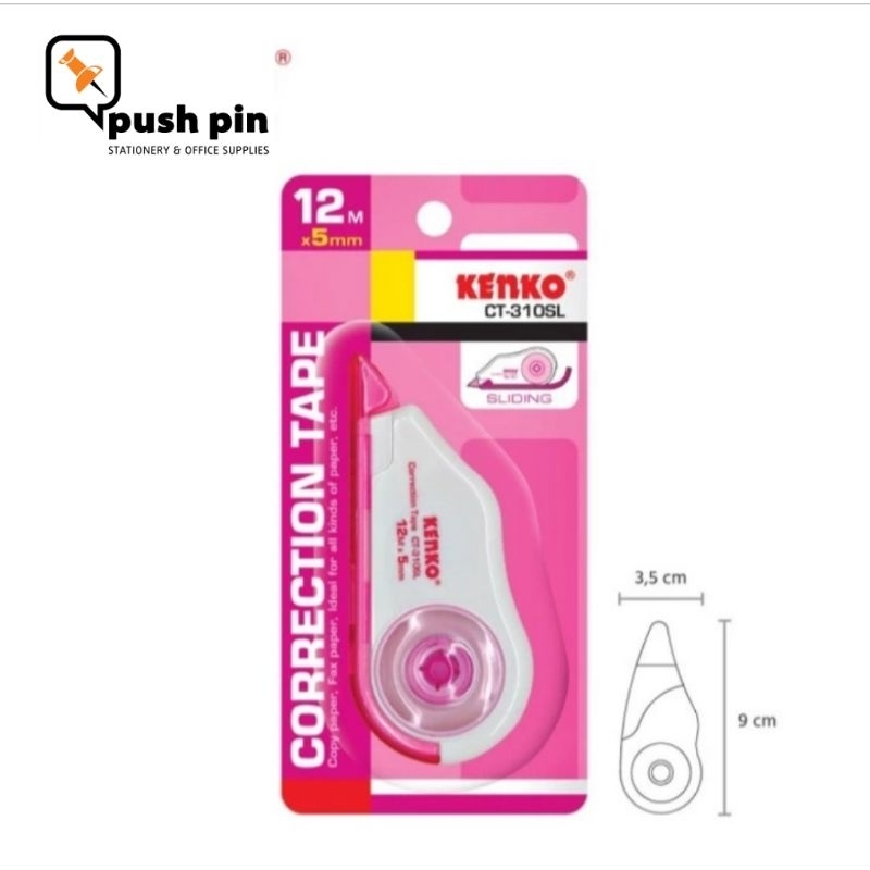 

KENKO CORRECTION TAPE/PITA KOREKSI CT-310SL (12 M x 5 Mm)