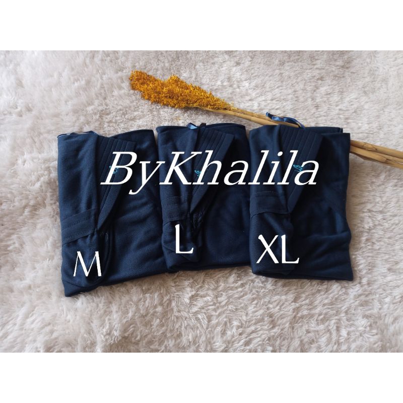 Jilbab Sekolah Innova Navy Serut Tertutup Paud TK SD SMP SMA ByKhalila