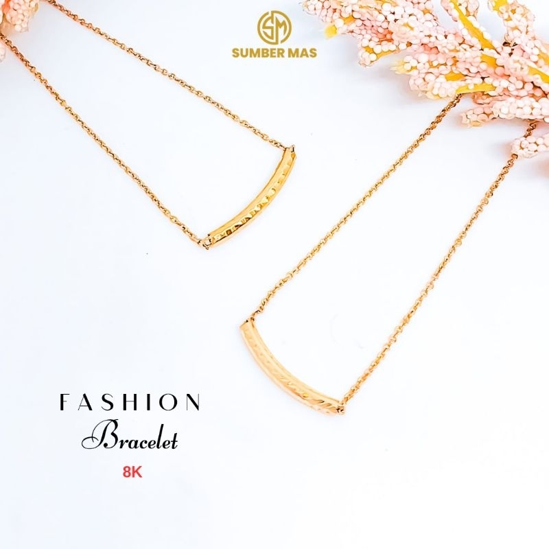 GELANG BAMBU CASSANO EMAS 8K - SUMBER MAS