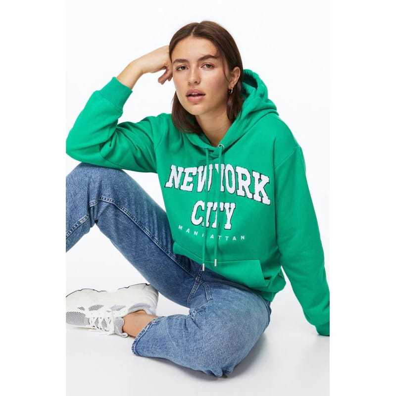 Jaket Sweater Hoodie HnM NEWYORK CITY Manhatan Sweater Hoodie HnM Pria Wanita Bahan Tebal Gramasi 28