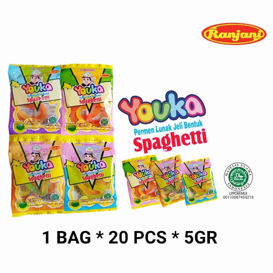 

Youka Spaghetti Gummy Candy Ranjani