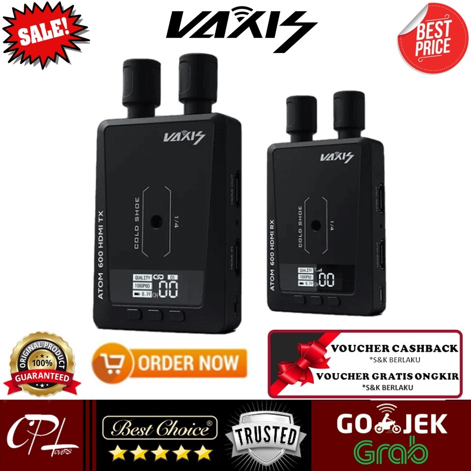 Vaxis ATOM 600 HDMI Wireless Video Transmitter/Receiver Kit