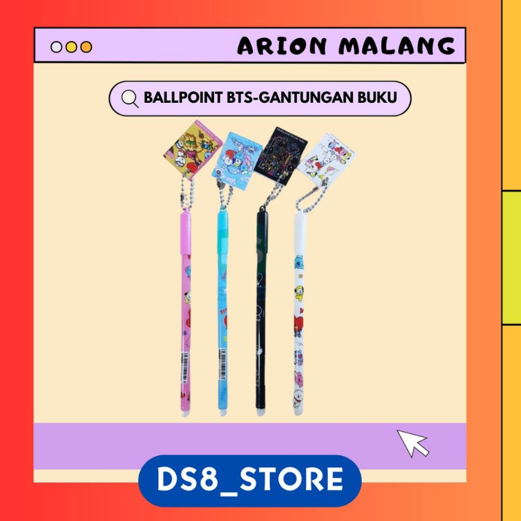 

Bolpen Pen BTS Gantungan Buku FANCY