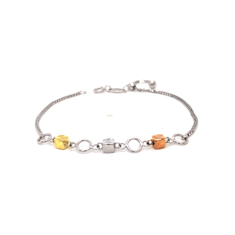 Ubs Gold Gelang Santa Serut White Gold -17k