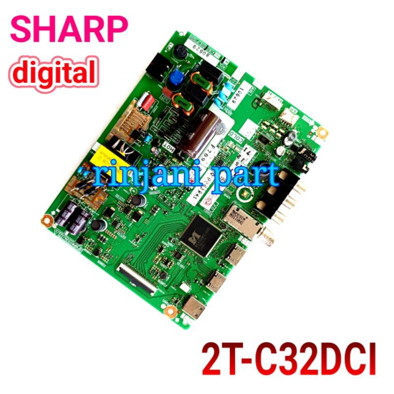 MAINBOARD DIGITAL TV LED SHARP 2T-C32DC1I MB 2T-C32DD1I