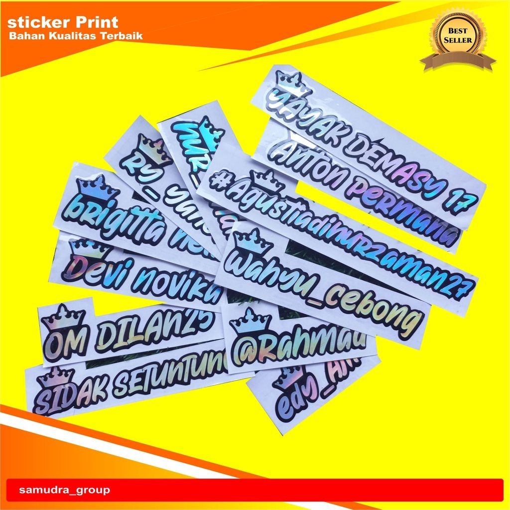 

STICKER HOLOGRAM MAHKOTA ( MINIMAL ORDER 2 PCS )