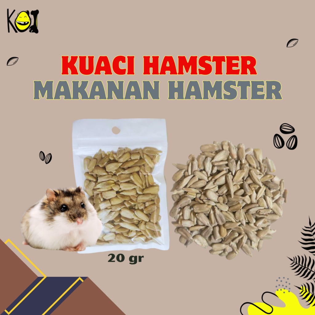 Kuaci Kupas Tanpa Kulit -  Snack Hamster Sunflower Seed Biji Bunga Matahari Cemilan Ekstra Food Cami