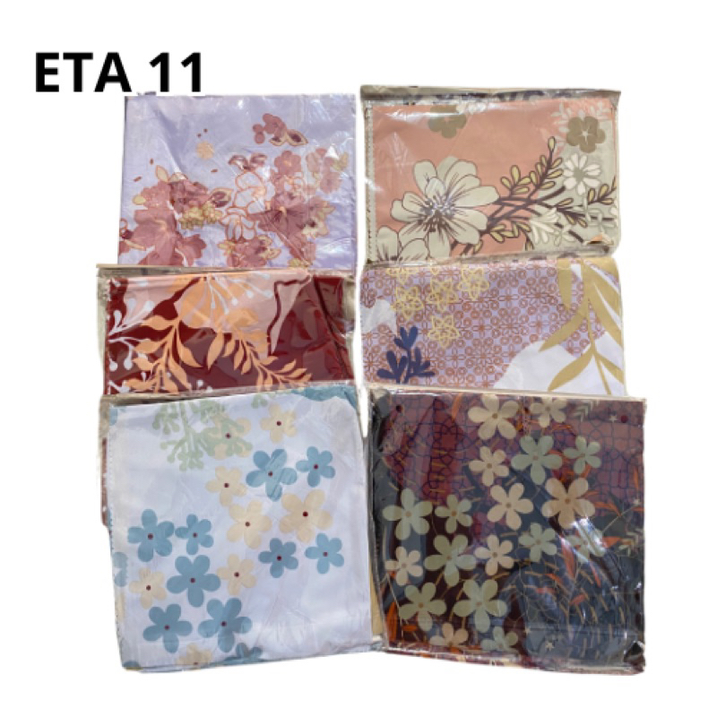 (6 Pcs) Paket Usaha Hijab Azara Voal Motif