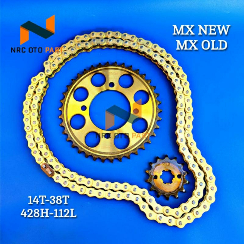 GEAR GIR SET GIR RANTAI JUPITER MX NEW 135 JUPITER MX OLD/LAMA