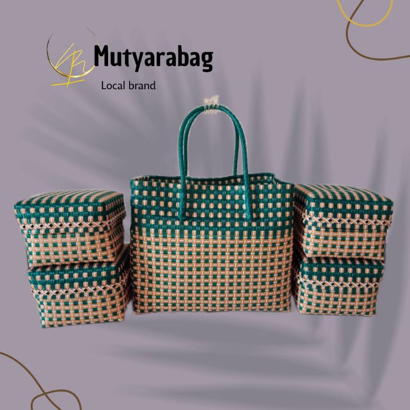 tas anyaman set keben isi 4