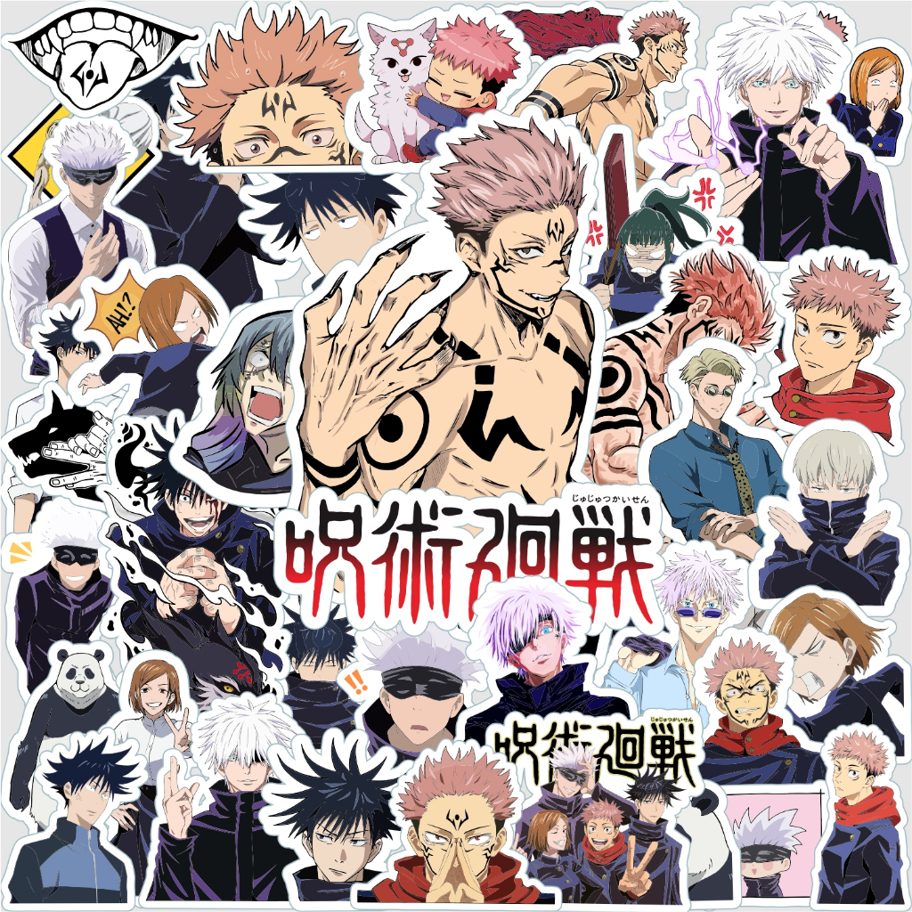 

Stiker Anime Jujutsu Kaisen isi 25 pcs