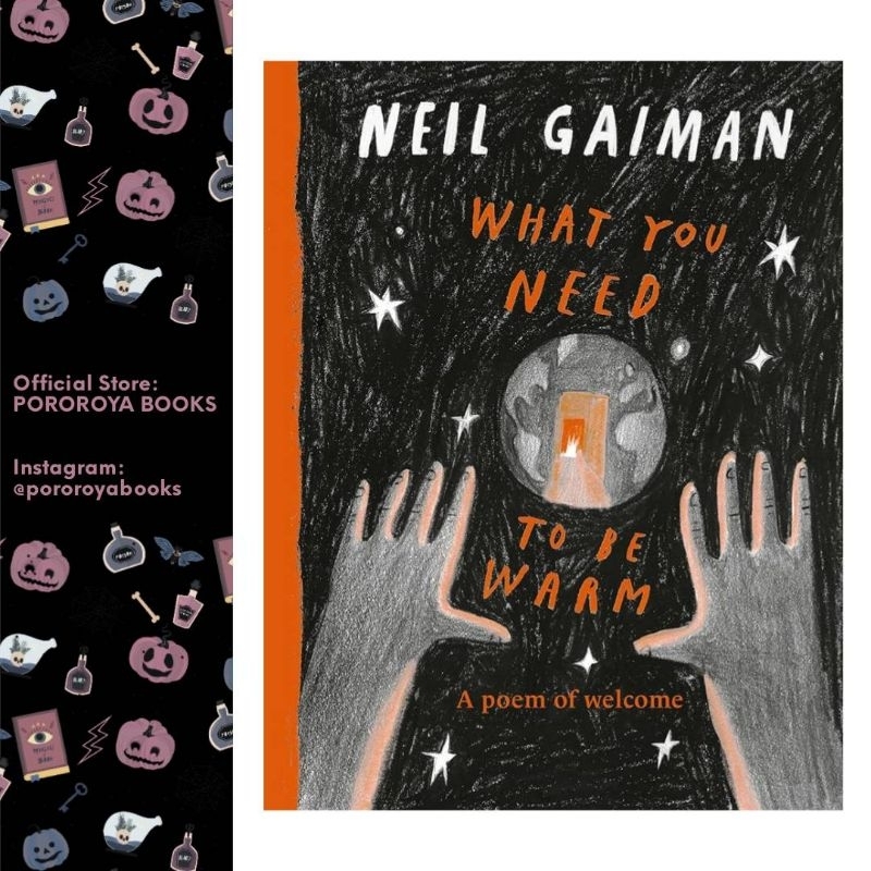 Neil Gaiman WHAT YOU NEED TO BE WARM Original Hardcover English Fiction UNHCR