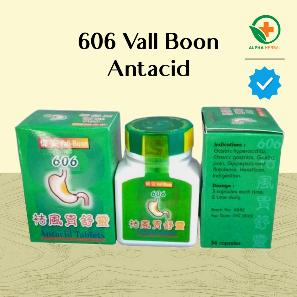 606 Vall Boon ORIGINAL Vall bon Antacid Tablet - Obat Maag