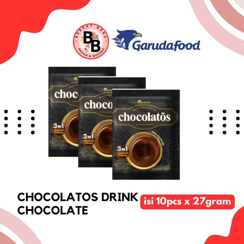 

[BB SNACK] CHOCOLATOS DRINK CHOCOLATE/MATCHA/CREAMY 27GRAM