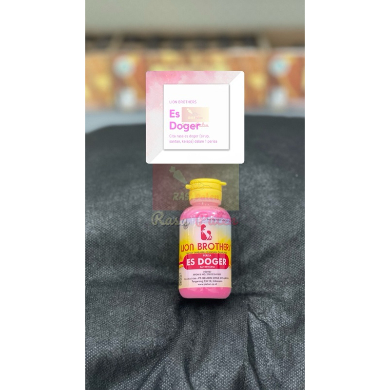 

ES DOGER LION BROTHERS 60 gr Perisa dan Pewarna Halal Food Grade BPOM RI MD