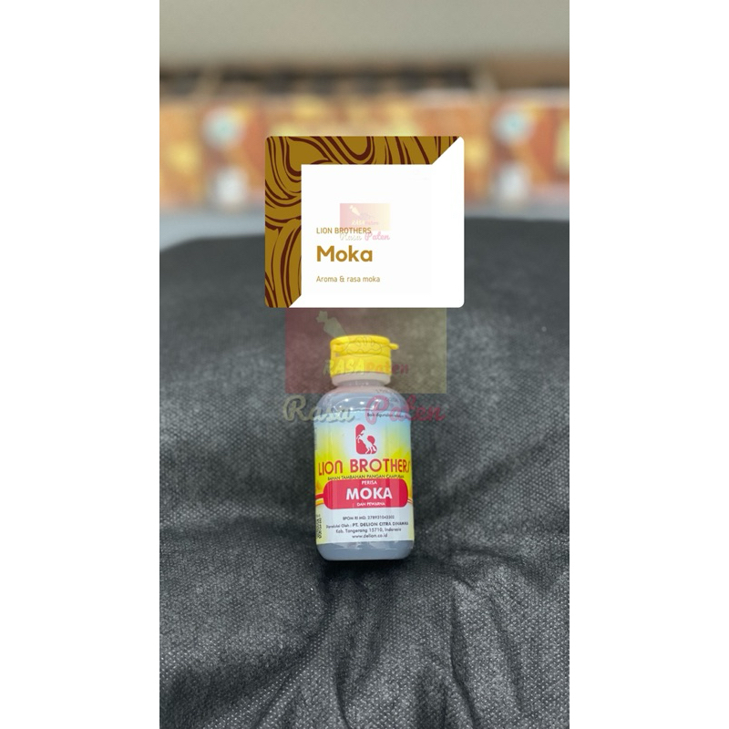 

MOKA (MOCCA) LION BROTHERS 60 gr Perisa dan Pewarna Halal Food Grade BPOM RI MD