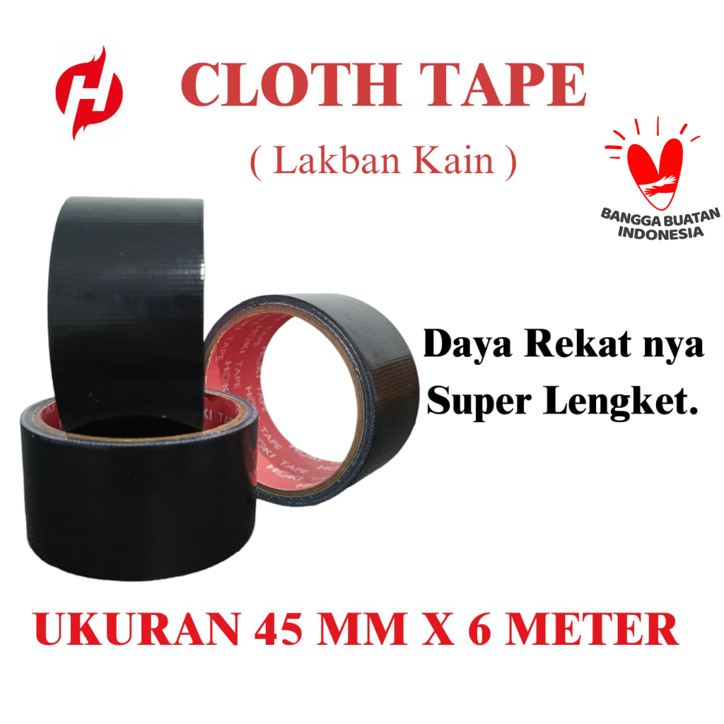 

Lakban kain 45mmx6m 888 Tape Lakban Jilid Buku_________121