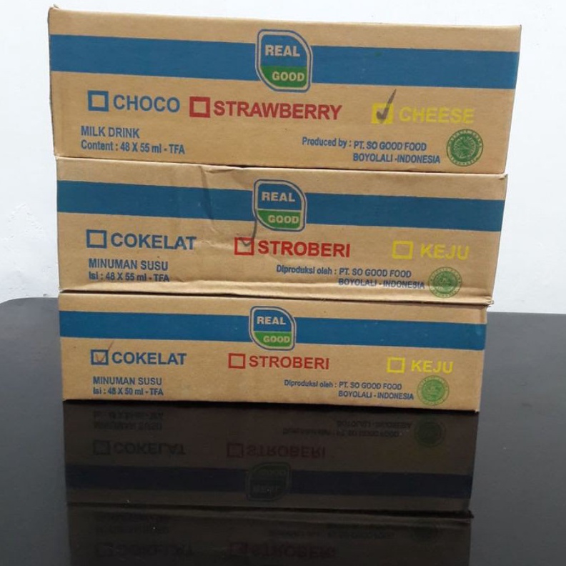 1212 Flash Sale Susu Real Good 1dus 5 ml 48x5