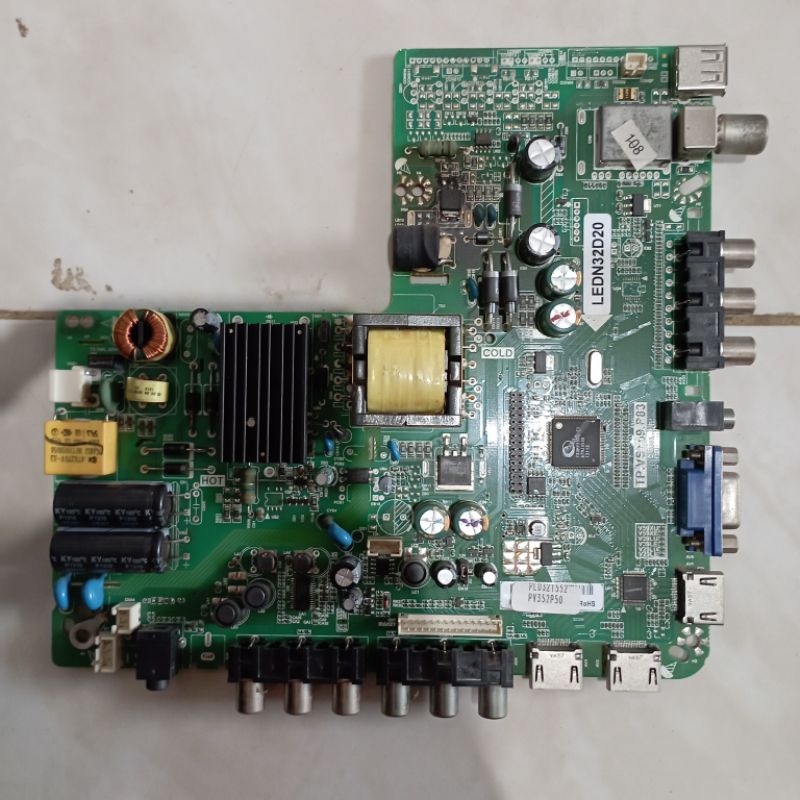 MB MOBO MAINBOARD MODULE MESIN TV POLYTRON PLD32T552/PLD32D552/PLD 32T552/PLD 32D552 MB POLYTRON 32