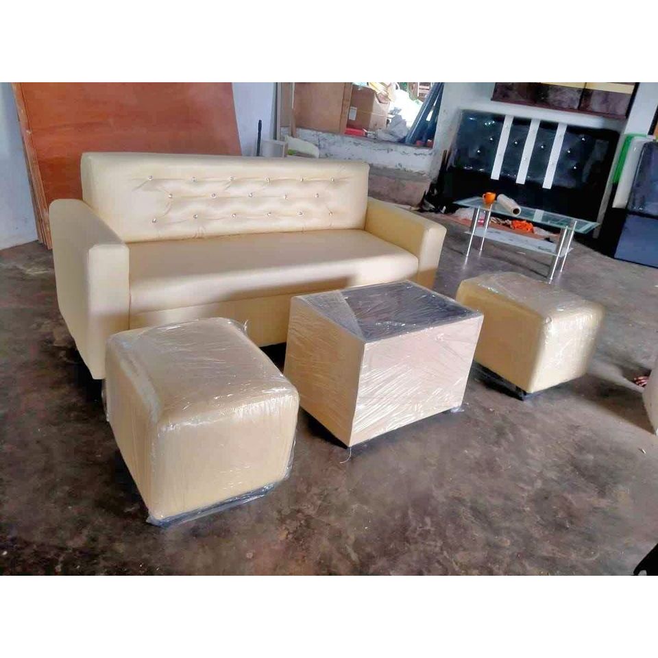 Sofa kursi minimalis ruang tamu modern Sofa Panjang 2 Stul BATAM