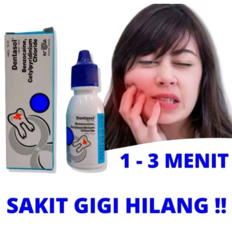 Dentasol Obat Sakit gigi ampuh 1-3 menit sembuh 100% original