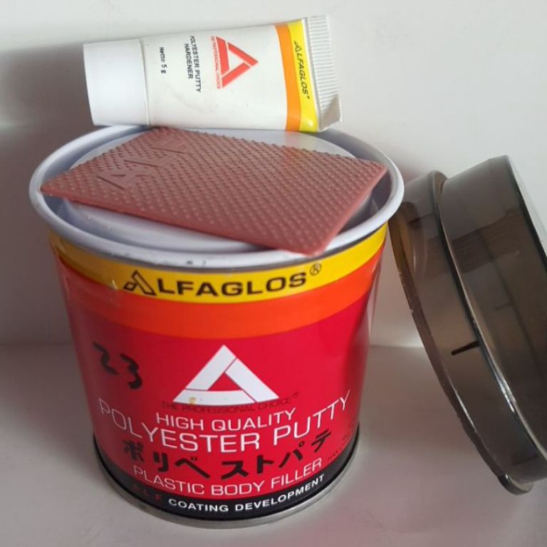 Dempul ALFAGLOS 25grm  Dempul Mobil  Dempul Plastik