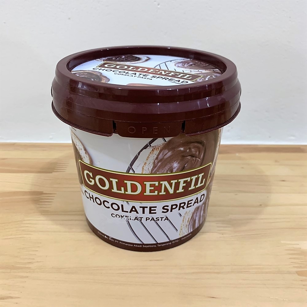 

[oddsolshop] pekanbaru/Goldenfil Chocolate Spread 1KG Cokelat Pasta Selai Roti Olesan Rasa Coklat