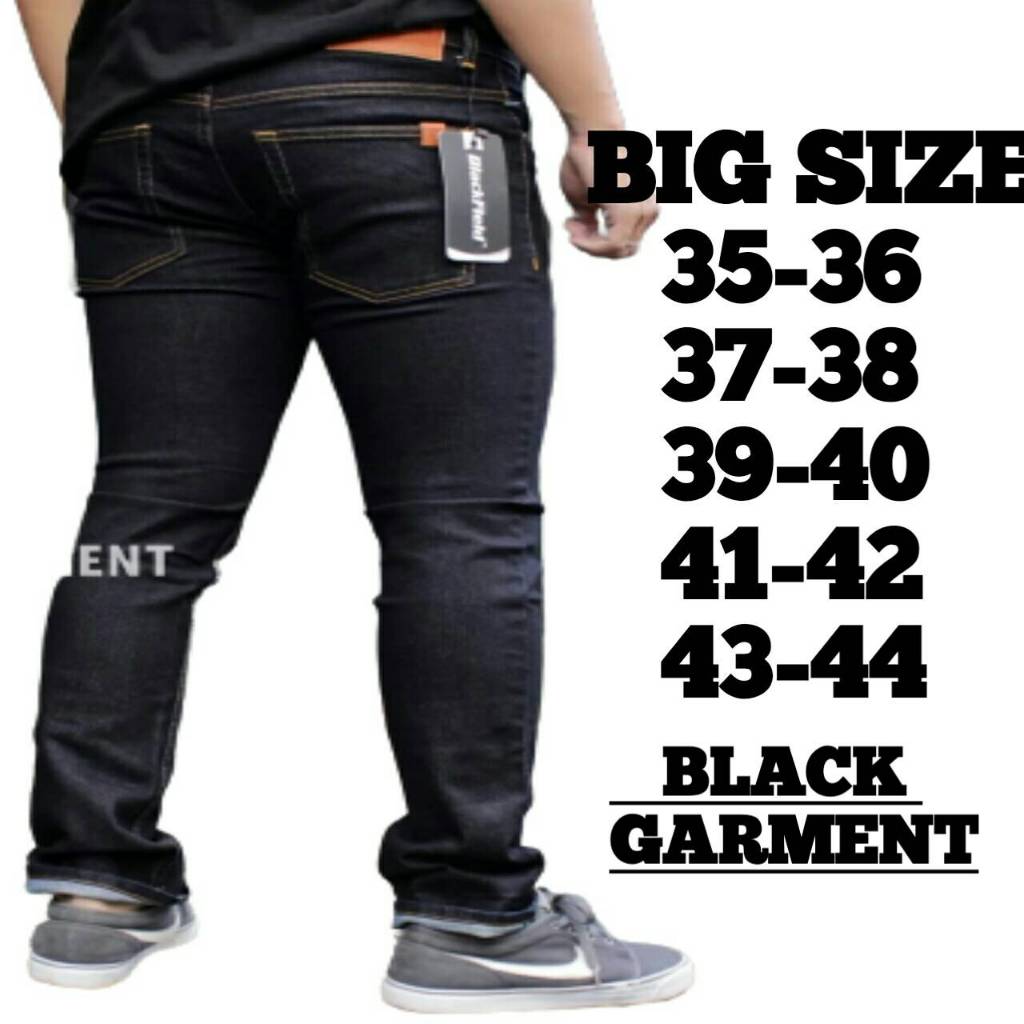 CELANA JEANS PRIA JUMBO/JEANS SLIMFIT UKURAN BESAR ORIGINAL 27-42/CELANA BIG SIZE PRIA MELAR